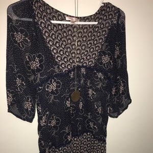 Floral summer blouse